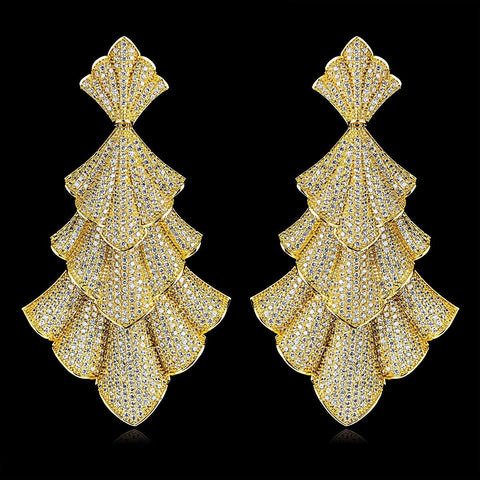 Wedding Gold Earrings For Brides 2024 | www.kirazlidis.com